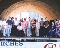 Arches Piano Stage, Cincy Blues Fest c. 1998, 